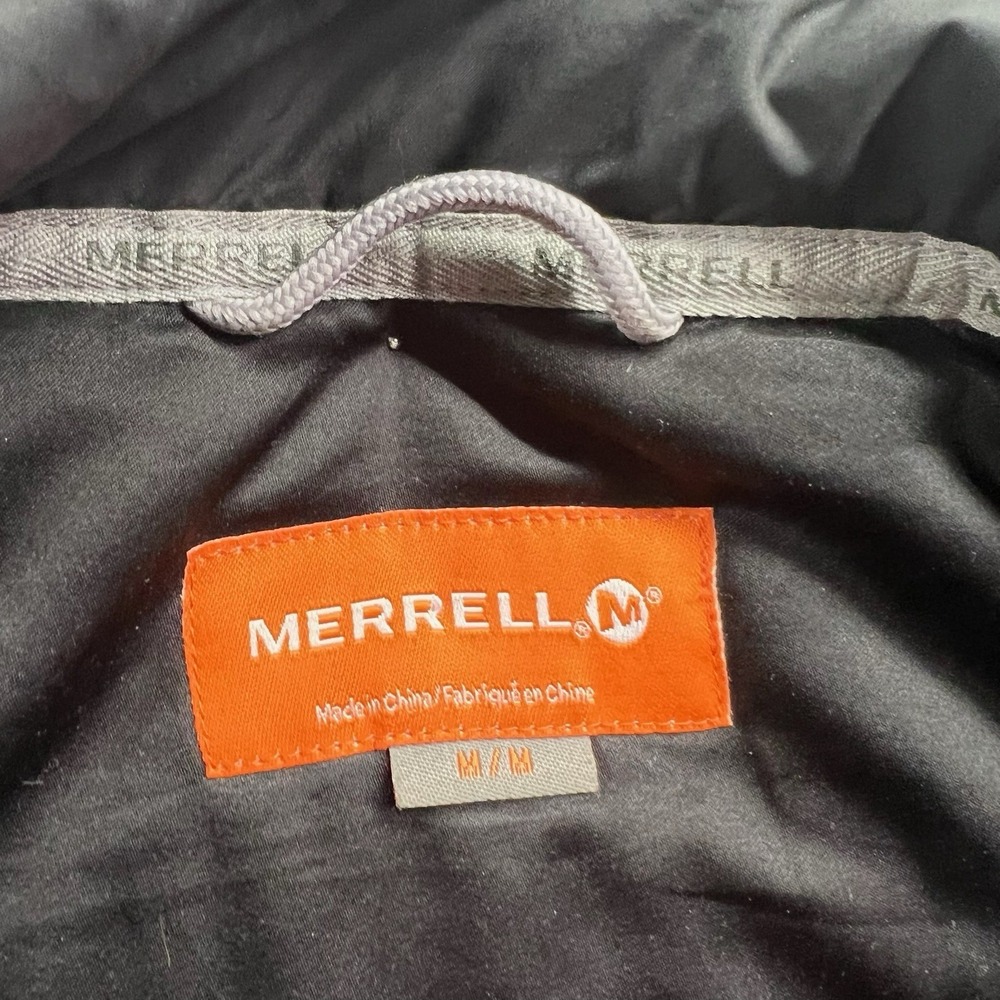 Merrell Primaloft Jacket Insulated Men's size Medium Black Outdoor Puffer Hiking - Picture 4 of 8